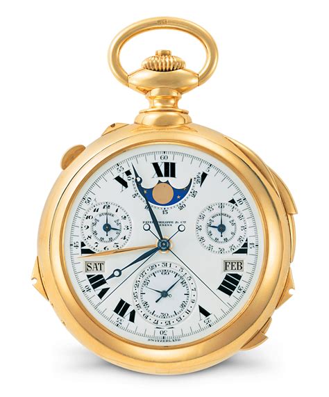 patek philippe henry graves supercomplication pocket|commemorative collection grandmaster chime.